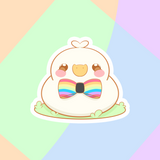 Pride Ducky Holographic Sticker - Swirlite