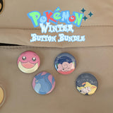 SHINY Pokemon Winter Button Bundle (1-in. pinback buttons) - Swirlite