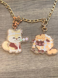 Pumpkin Wooloo & Taroumaru Keychain Bundle - Swirlite