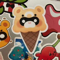 Guoba Ice Cream Holographic Sticker - Swirlite