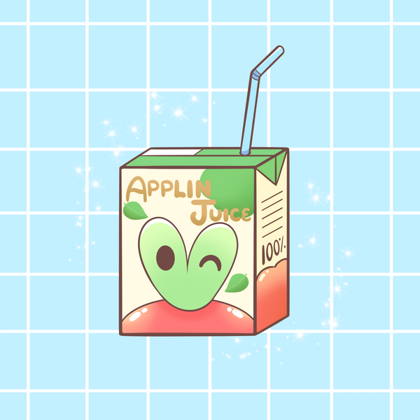 Applin’s Apple Juice Holographic Sticker - Swirlite